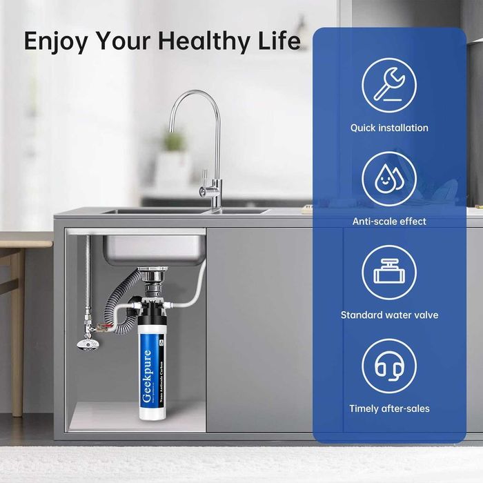 Sistem Filtrare Apa sub Chiuveta Geekpure - Filtru Carbon Activ