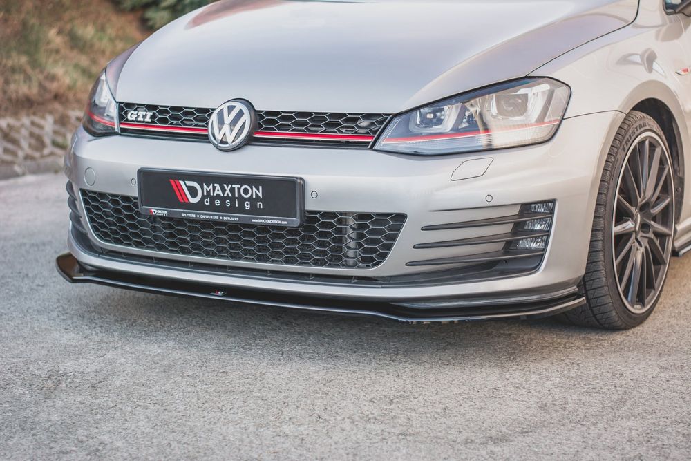 Спойлер за предна GTI броня Maxton design за VW Golf 7 (2013-)