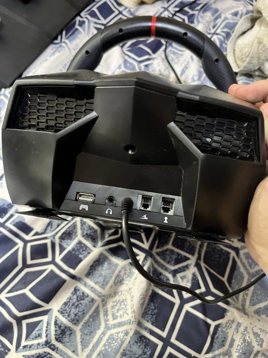 Volan gaming cu schimbător+pedale Myria MG7418