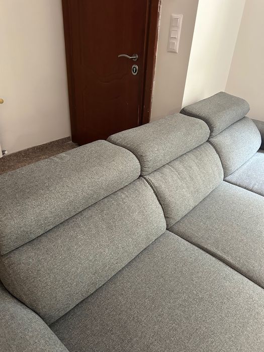 Сив разтегателен диван - без забележки