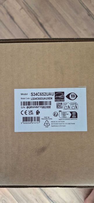 Monitor Samsung s6 ViewFinity 34 inch