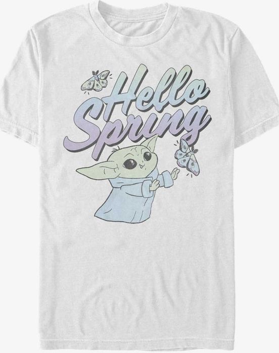 Тениска Star Wars : The Mandalorian - Hello Spring тениски с принт печат