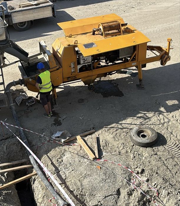 Pompa stationara de beton