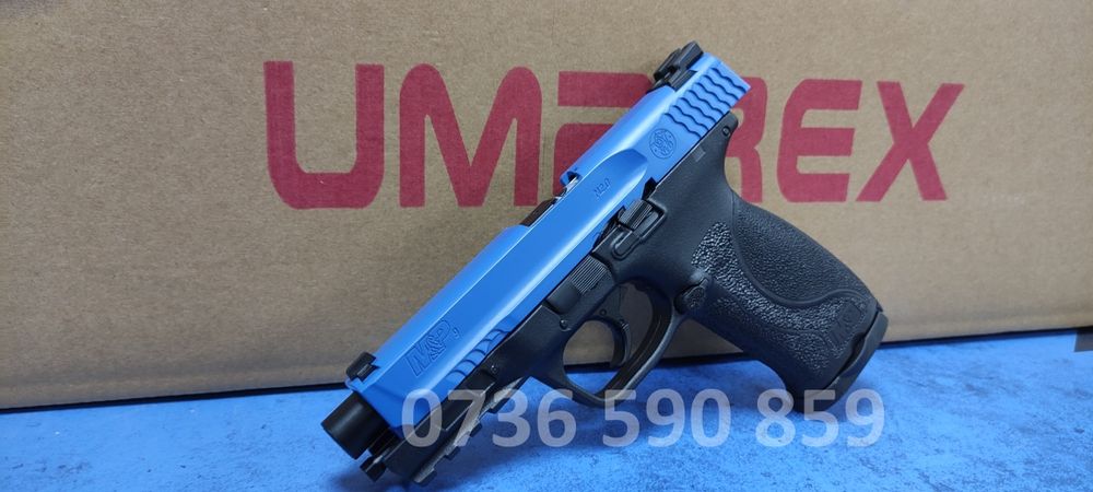 7.5j pistol bile cauciuc paintball CO2 cu recul S&W nu autoaparare