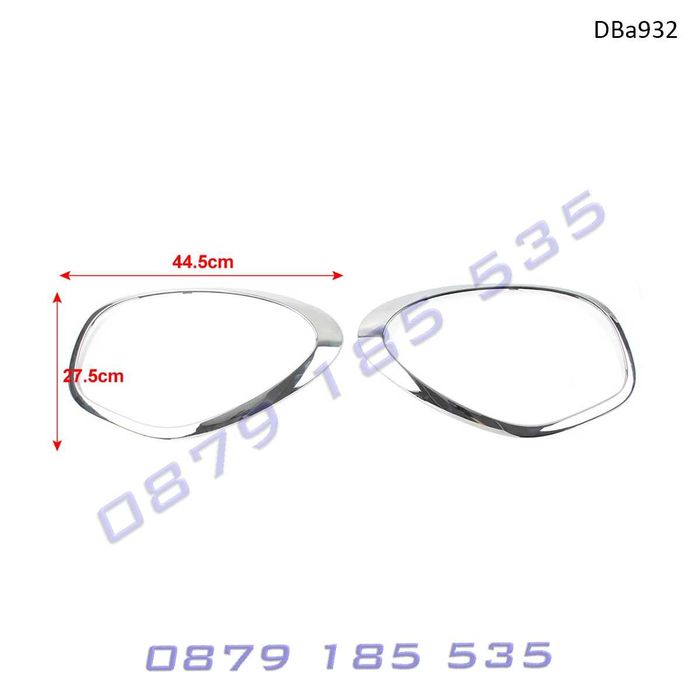 Хром лайсни вежди фарове MINI R60 R61 комплект ляв десен ринг мини