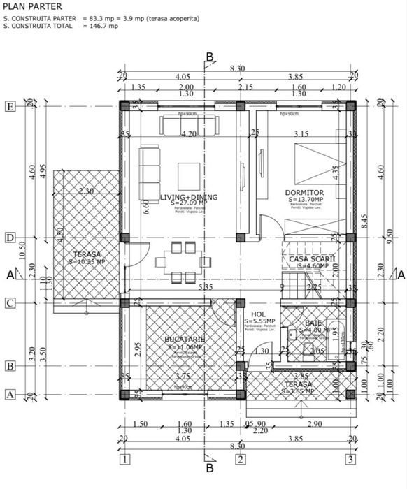 Casa P+M - comuna Pantelimon zona Rascoalei