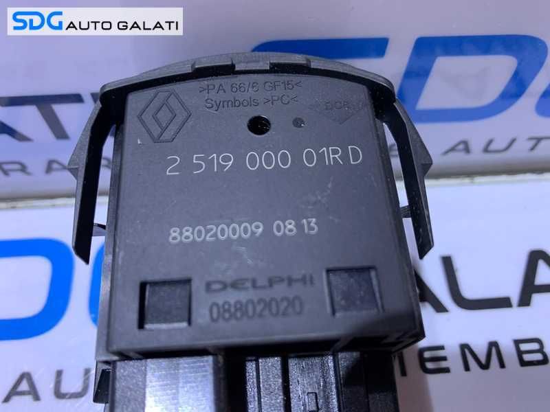 Buton Reglaj Reglare Faruri si Intensitate Lumini Ceasuri Bord Renault Captur 2013 - Prezent Cod 251900001R [AV0172]