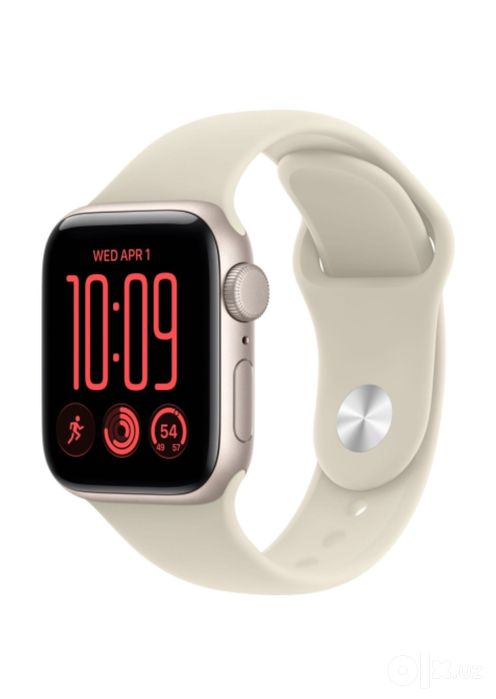 Apple Watch SE 3 40mm, 2026, Starlight Aluminum S/M, запечатанные