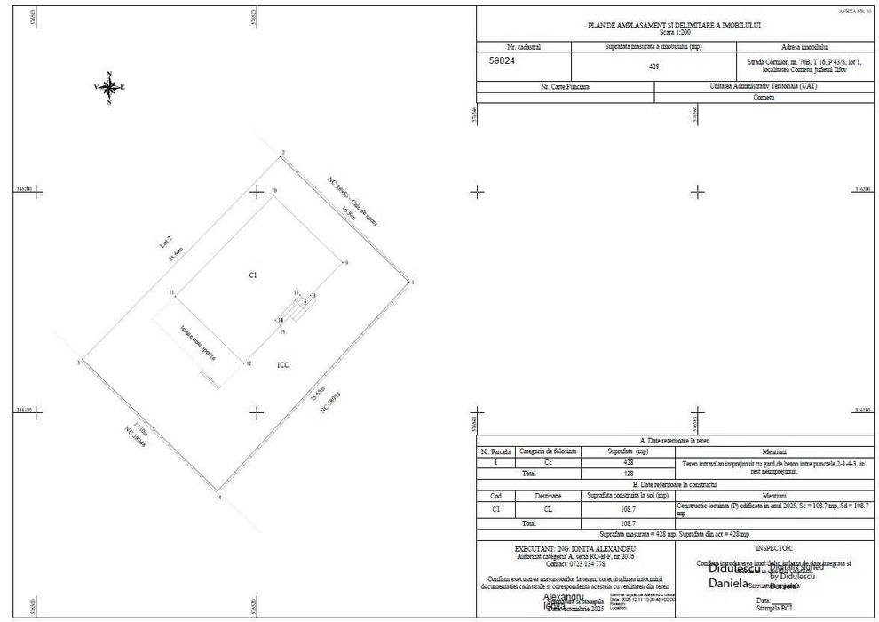 Casa Individuala 4 camere Cornetu, 428 mp teren, finisaje complete