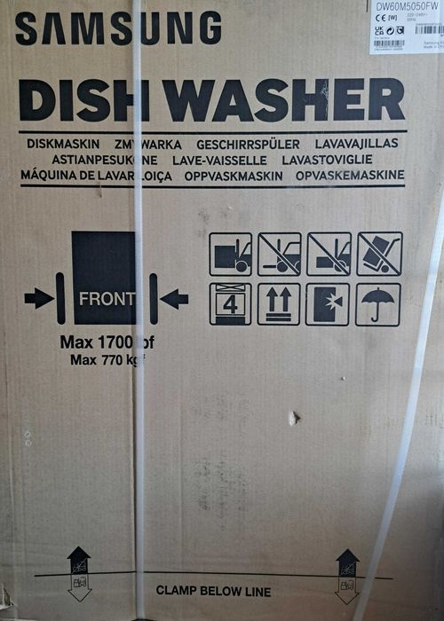 Нова съдомиялна машина SAMSUNG DW60M5050FW/EC свободностояща неразопакована