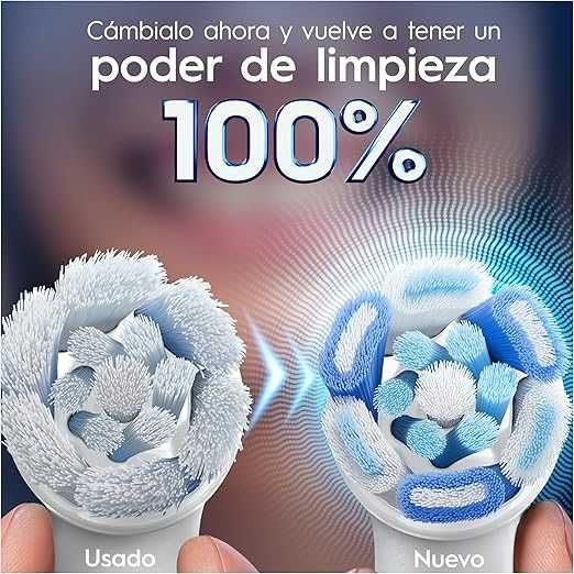 Комплект от 7 броя резервни глави за четка за зъби Oral-B iO Ultimate Clean , бели
