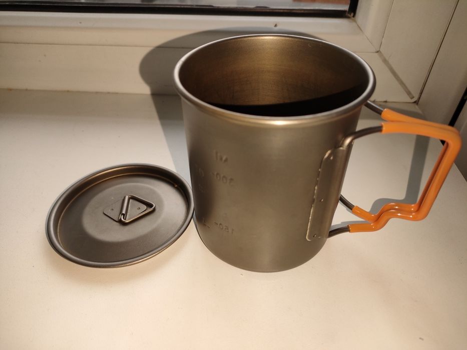 Кружка титановая 450 мл