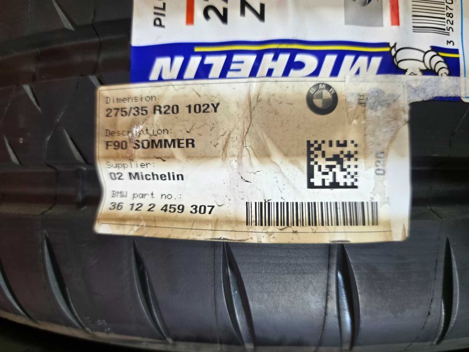 anvelope de vara - 275/35/20  michelin ps4s oem bmw m5 m6 noi dot 2020