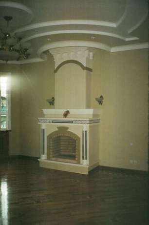 НЕДОРОГО Летние кухни. Очаги.  Камин