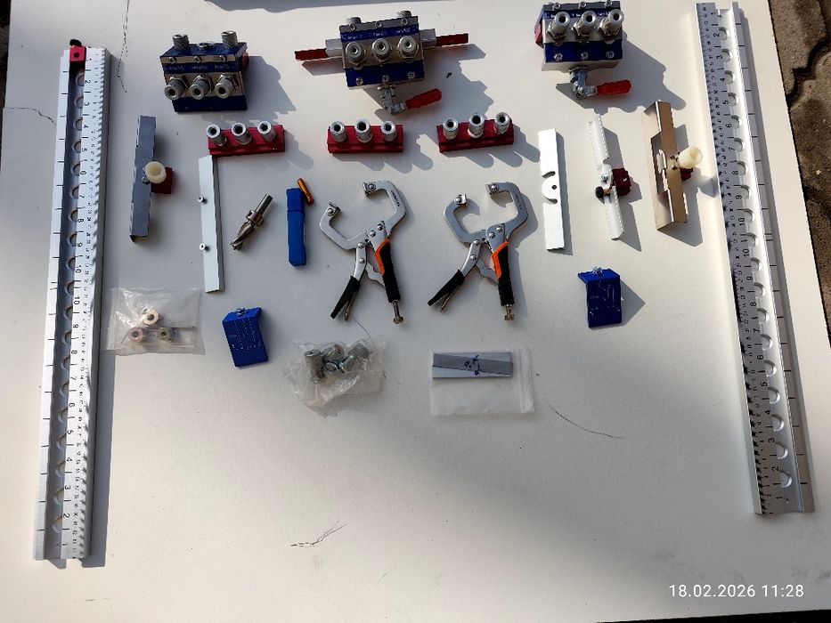 Набор кондукторов для сборки мебели