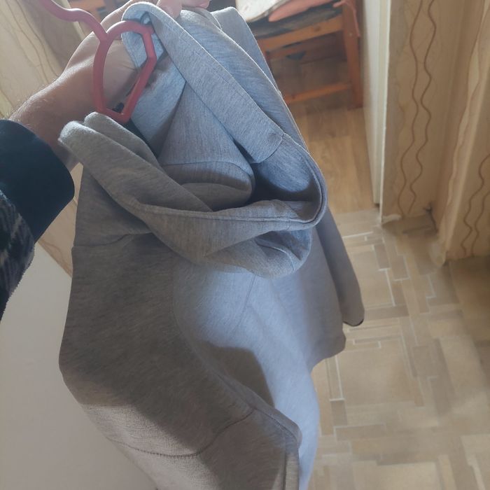 Сив Nike tech fleece