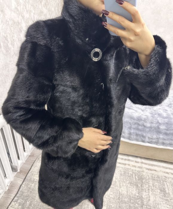 Шуба из натуральной норки