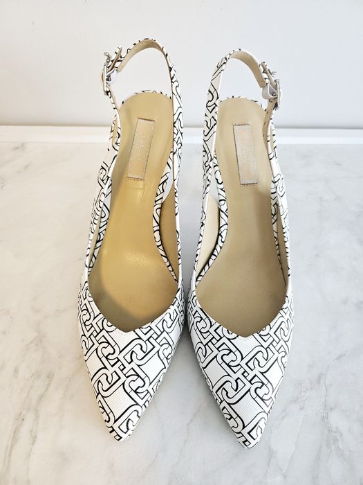 Обувки в черно и бяло "Liu jo'