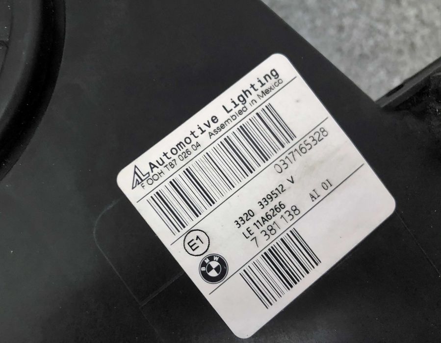 BMW X5 X6 F15 F16 far dreapta full led adaptiv lci fara TMS 2016 +