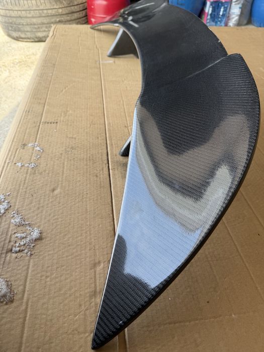 Карбонов спойлер за Mercedes W205 C63 AMG coupe лип дифузьор тунинг