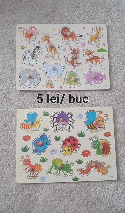 Puzzle si jucarii pentru copii mici