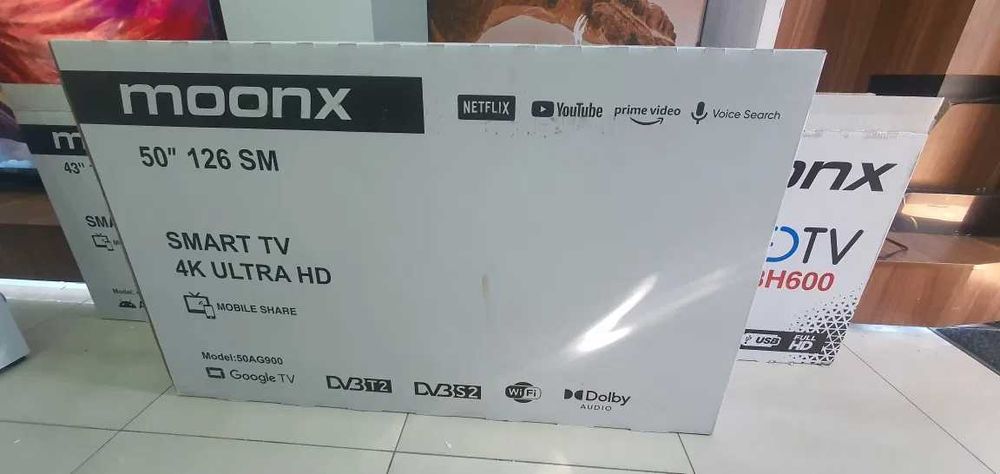 Телевизор Moonx 50 4K UHD Smart TV + акция! доставка бесплатна