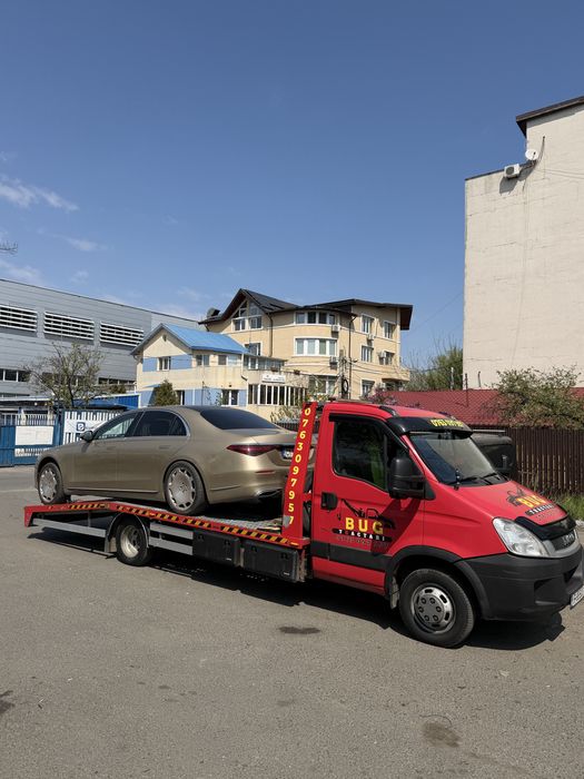 Platforma Tractari auto NON STOP Bucuresti Ilfov ieftin si rapid