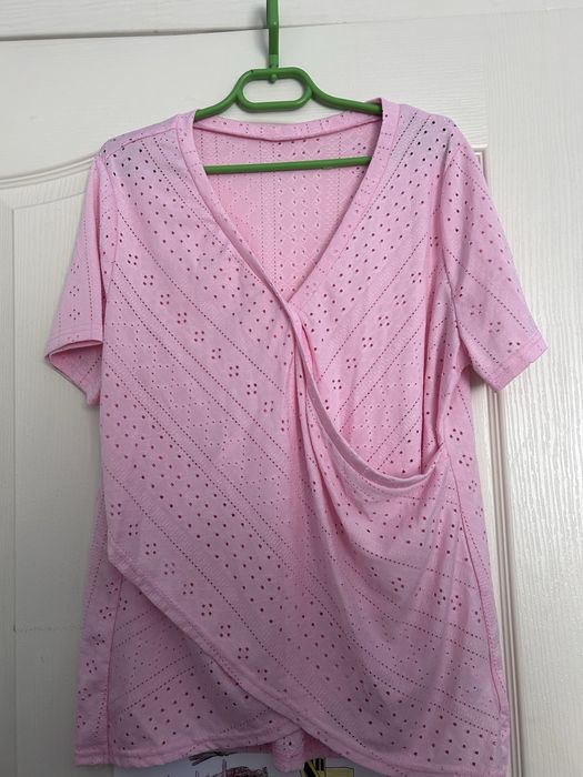 Розова блуза ХЛ