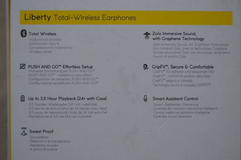 Căști Bluetooth Anker Zolo Liberty - Graphene Powered Sound - noi