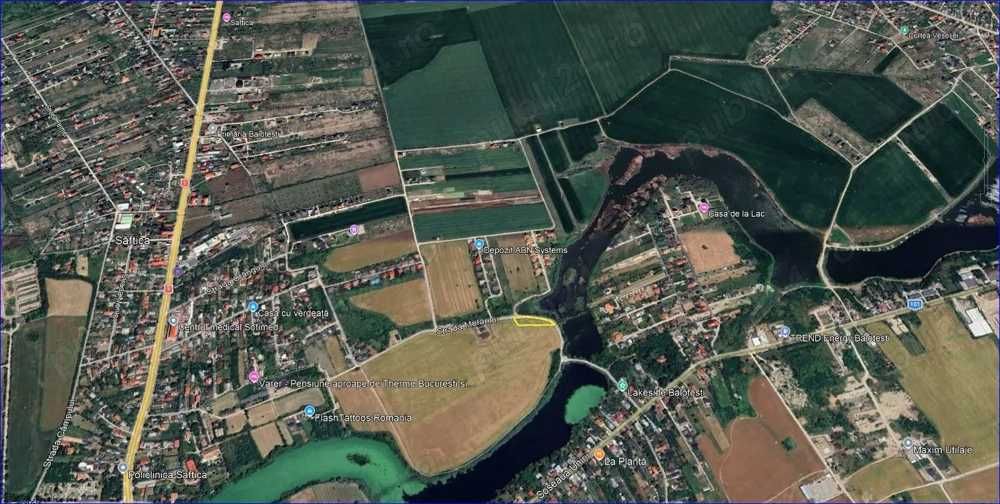 Teren intravilan  LAC Balotești Săftica