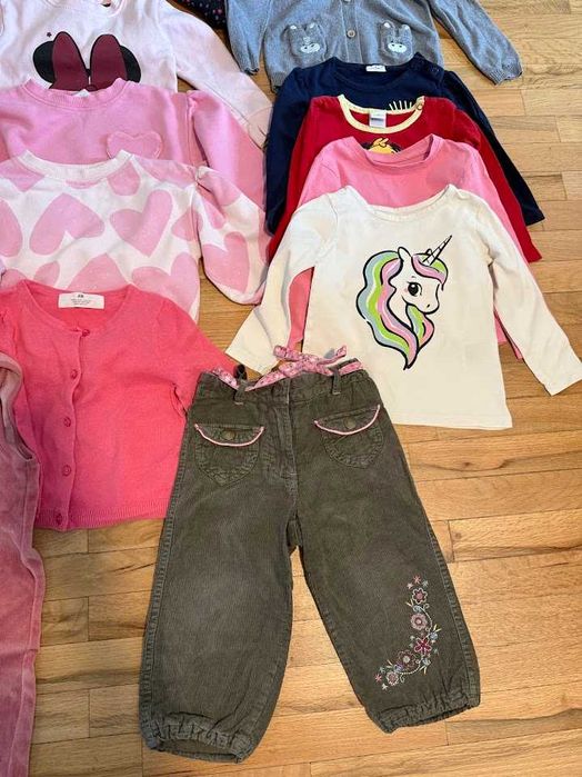 Лот дрехи за момиче есен/зима 86/92 - 30 части (3.30 лв. на дрешка)