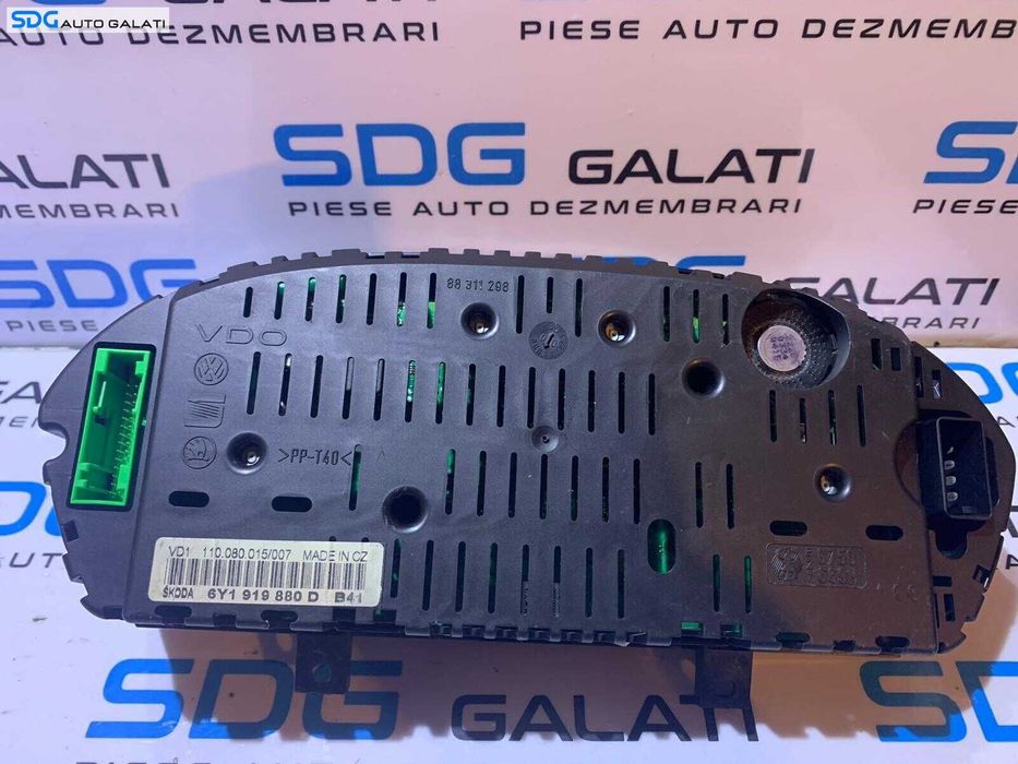 Ceas Ceasuri Cluster Instrumente Bord Skoda Fabia 1 1.9 TDI ATD 2000 - 2007 Cod 6Y1919880D