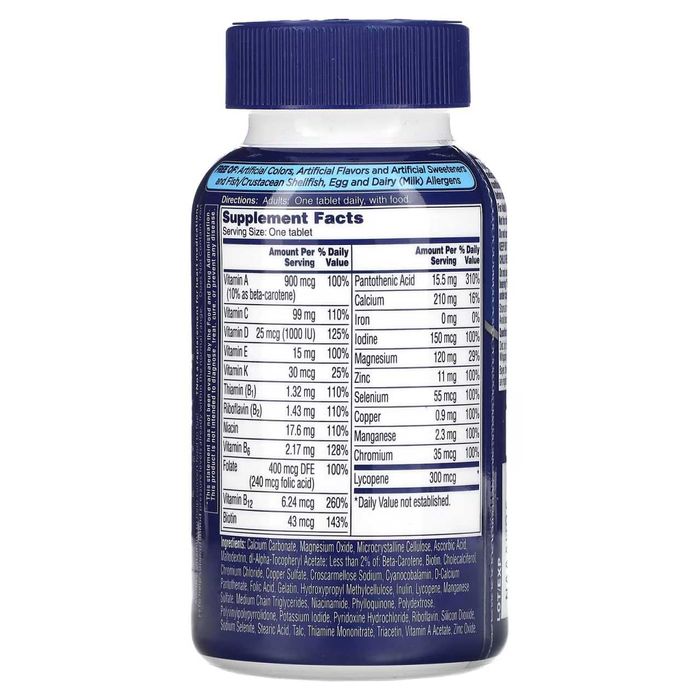 Мультивитамин селен+цинк+медь+хром+кальций+биотин+витамин д..  one day