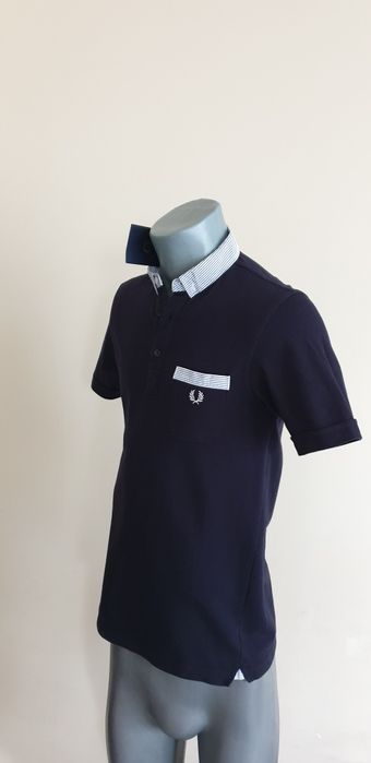 Fred Perry Pique Cotton Slim Fit Mens Size S НОВО! ОРИГИНАЛ! Мъжка Тен