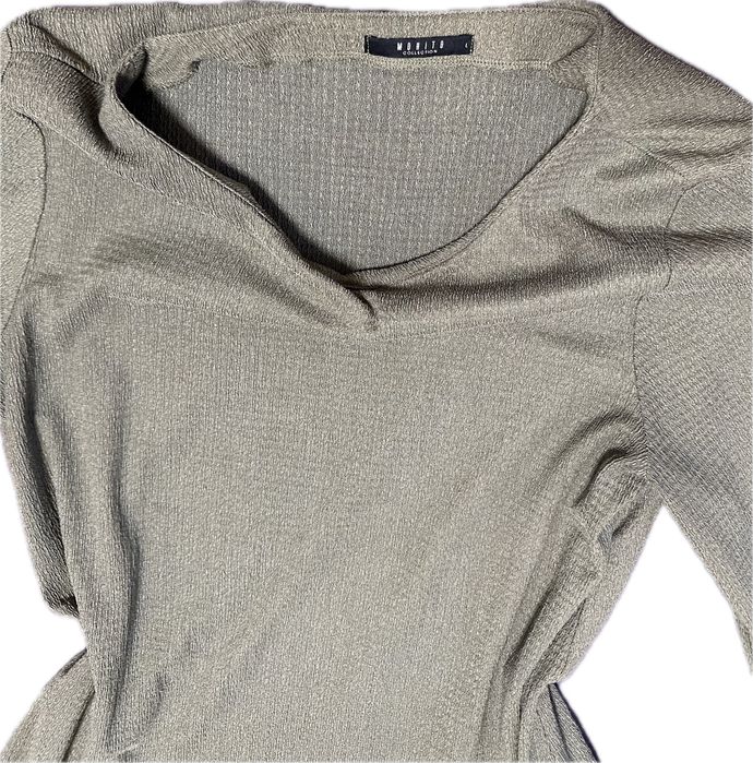 Мастилено зелена рокля