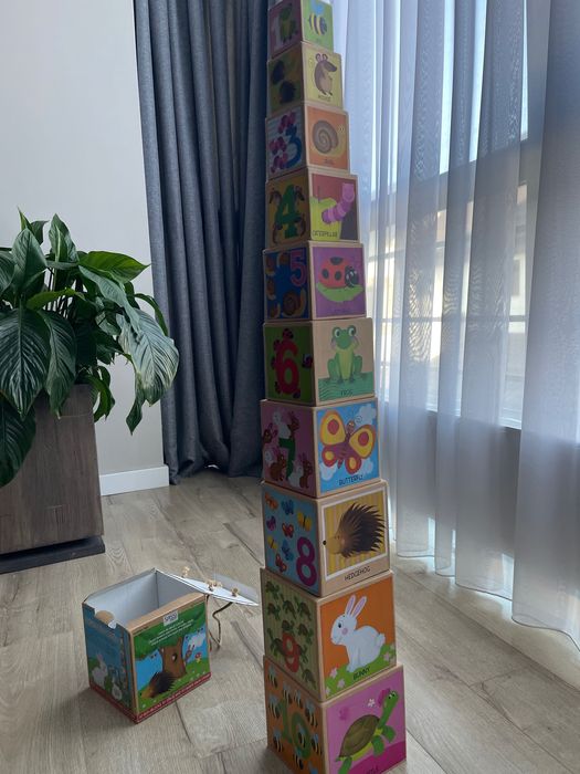 Sassi-Eco Blocks- set educativ copii 1-4 ani