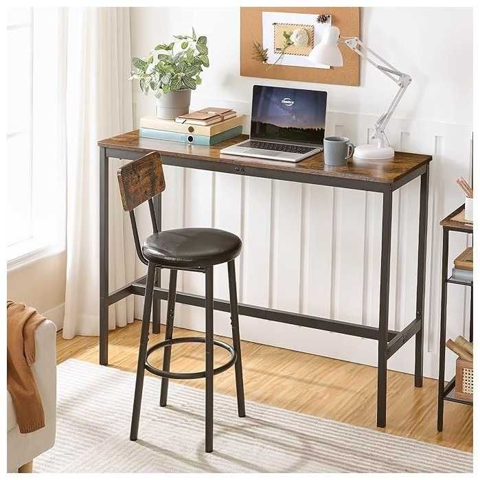 ПРОМОЦИЯ Бар столове в индустриален стил – 2 бр. – VASAGLE LBC059B81