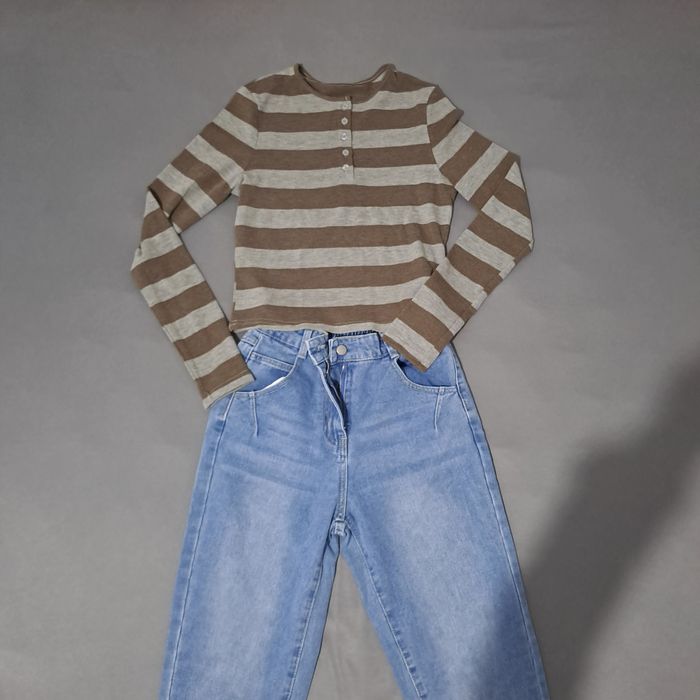 Лот дънки и блуза