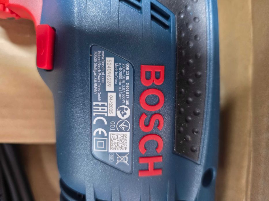 Bormasina de gaurit cu percutie, 600 W, GSB 13 RE Bosch
