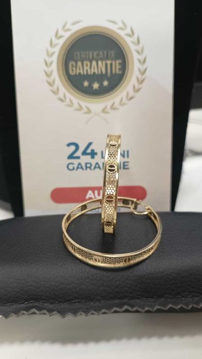 (Ag24) Cercei aur 14K 10.16gr B44674.1- Garantie 2 ani!