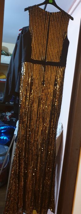 Rochie La Donna paiete aurii mar 40