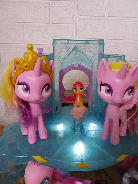 Домики для пони с пони.