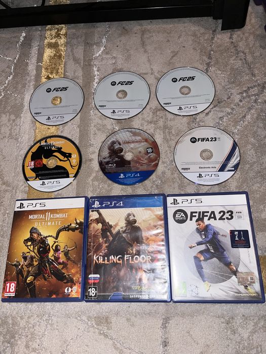 Диски для ps PS5 диски  PS4 в новом сост