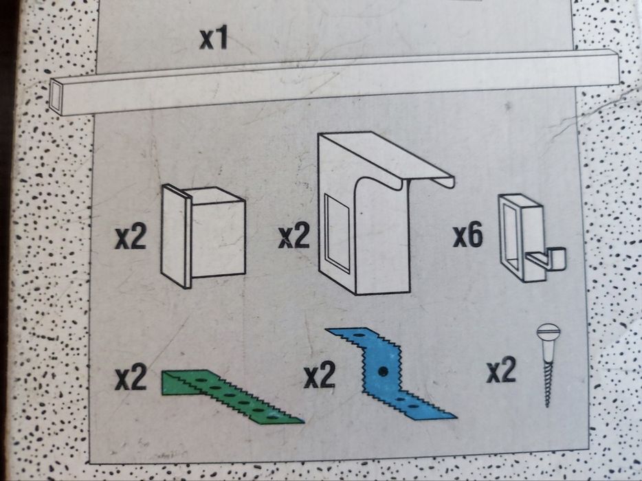 Metaltex - Закачалка / Рафт за Врата
