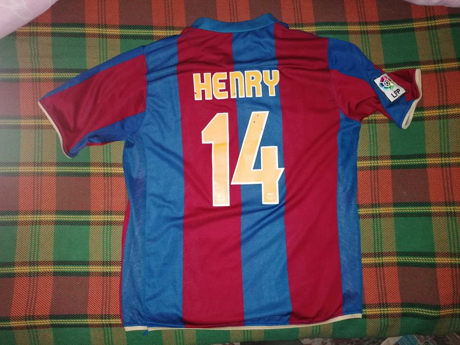 Официална тениска на Барселона сезон 2007/08 Тиери Анри XL