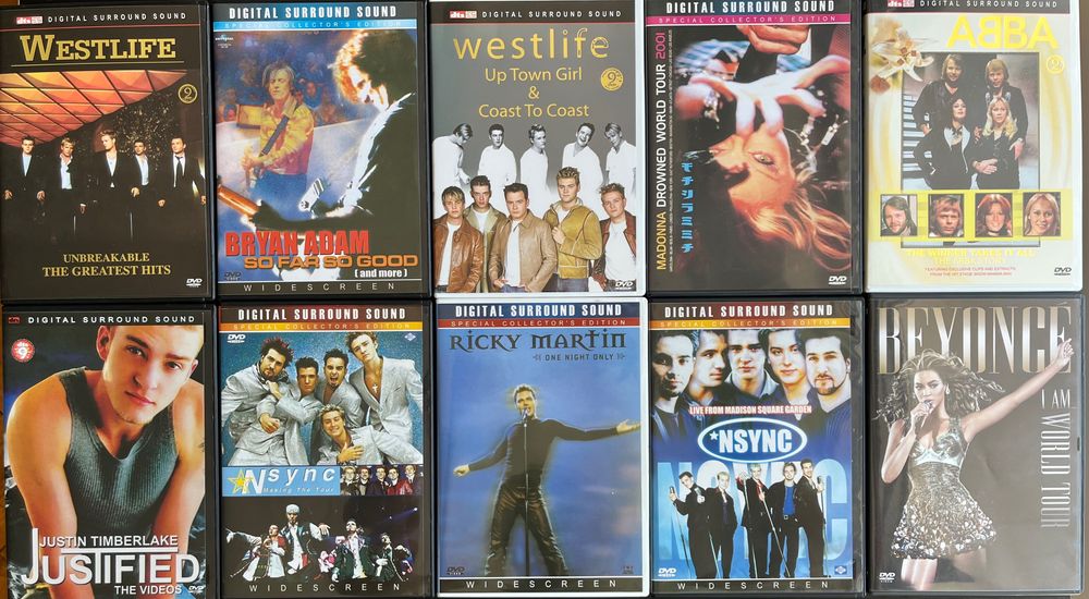 DVD колекция филми и музика