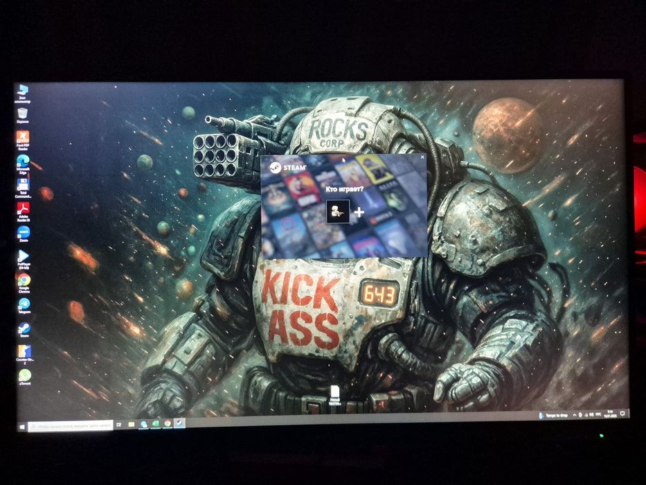 ПК для игр core i5 9400f rx580 8gb, 2k 165гц