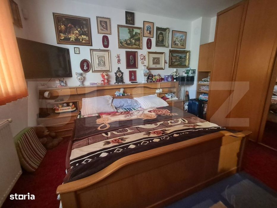 Casa individuala P+1, 180 mp, teren 1.050 mp si livada, zona Dumbravio