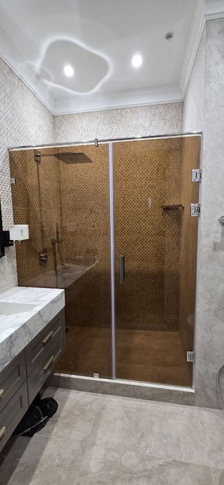 Душ кабина стеклянные, push kabina oynali