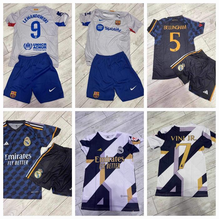 Футболни екипчета на едро